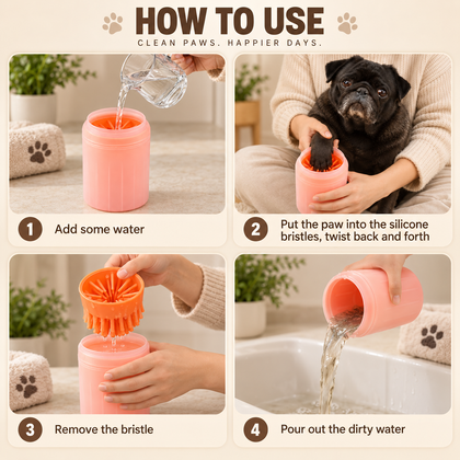 Silicone Paw Cleaner Cup