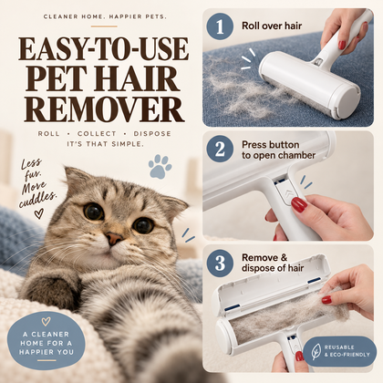Reusable Pet Hair Roller
