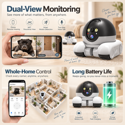 Smart Pet Camera Robot