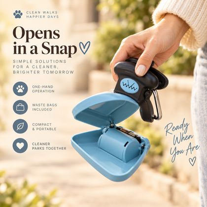 Foldable Dog Pooper Scooper with Waste Bags