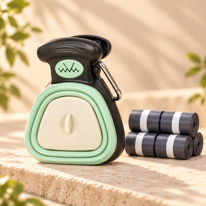 Foldable Dog Pooper Scooper with Waste Bags