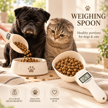 Digital Pet Food Measuring Scoop with LED Display