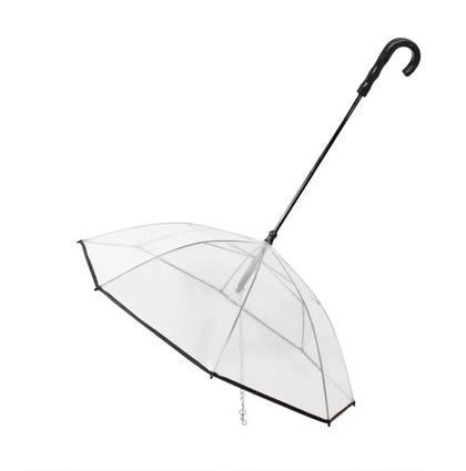 Transparent Dog Umbrella